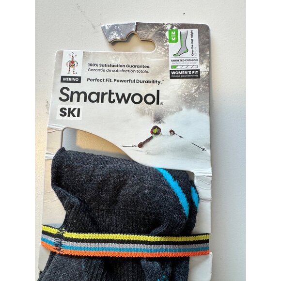 Smartwool Ski Socks Size Medium Women’s Over The Calf  Targeted Cushion - Picture 3 of 7